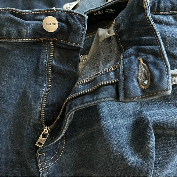 NWT Warp+Weft Chicago Straight Denim Jeans Size 40x30 - Picture 7 of 11